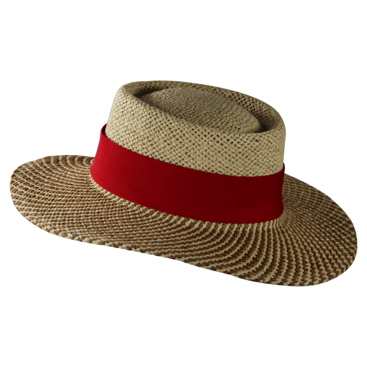 panama hat red